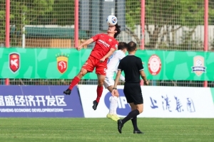 中乙第十轮，上海海港富盛经开队驻场1-0战胜兰州陇原竞技队